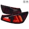 Spec-D Tuning 06-08 Lexus Is250 LED Tail Lights Red Smoked LT-IS25006RGLED-TM - alternate 1